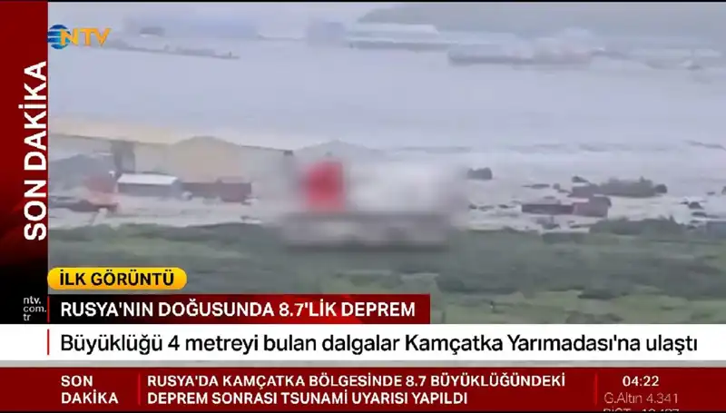 Kamçatka Kıyılarında İlk Tsunami Dalgaları! Bilim İnsanları Ne Dedi?