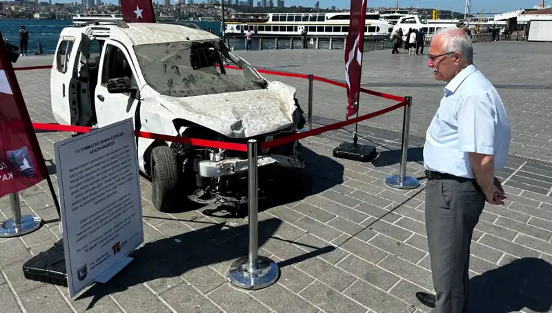 15 Temmuz’un İzleri: Tankla Ezilen Araçlar Sergilendi