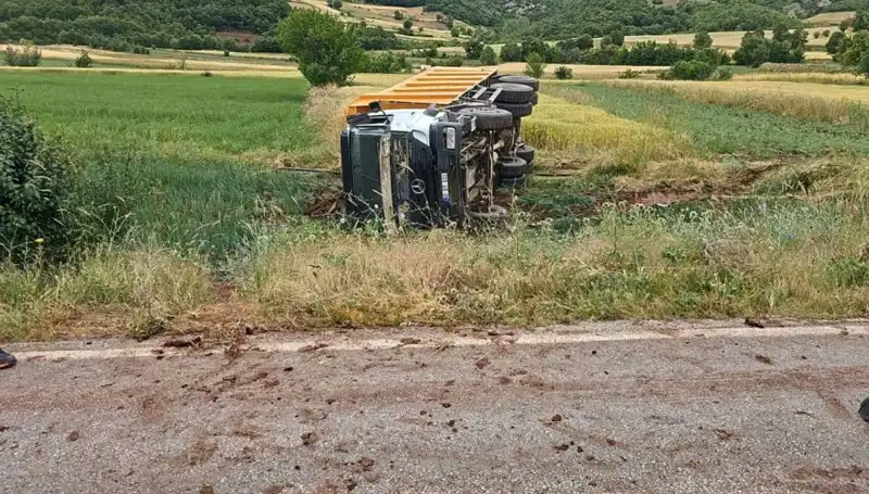 Tokat'ta Perde Arkası Belli Olmayan Feci Kaza: Kamyon Şoförü Hayatını Kaybetti