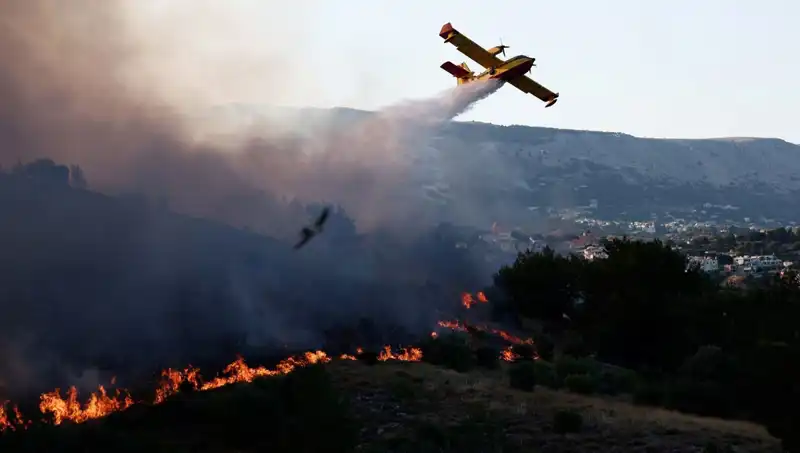 Sakız Adası’ndaki Orman Yangını: Kontrol Aşamasına Geçildi!