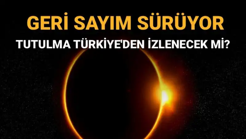 Eylül 2023’teki Güneş Tutulmasını Türkiye'den Görme Şansı!
