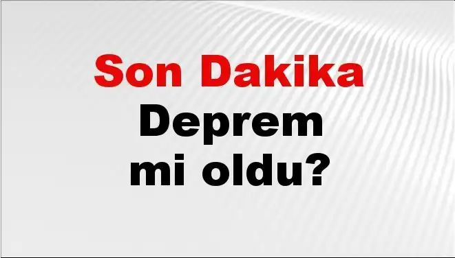 Kütahya'da Art Arda Gelen Sarsıntılar: Son Dakika Gelişmeleri Neler?
